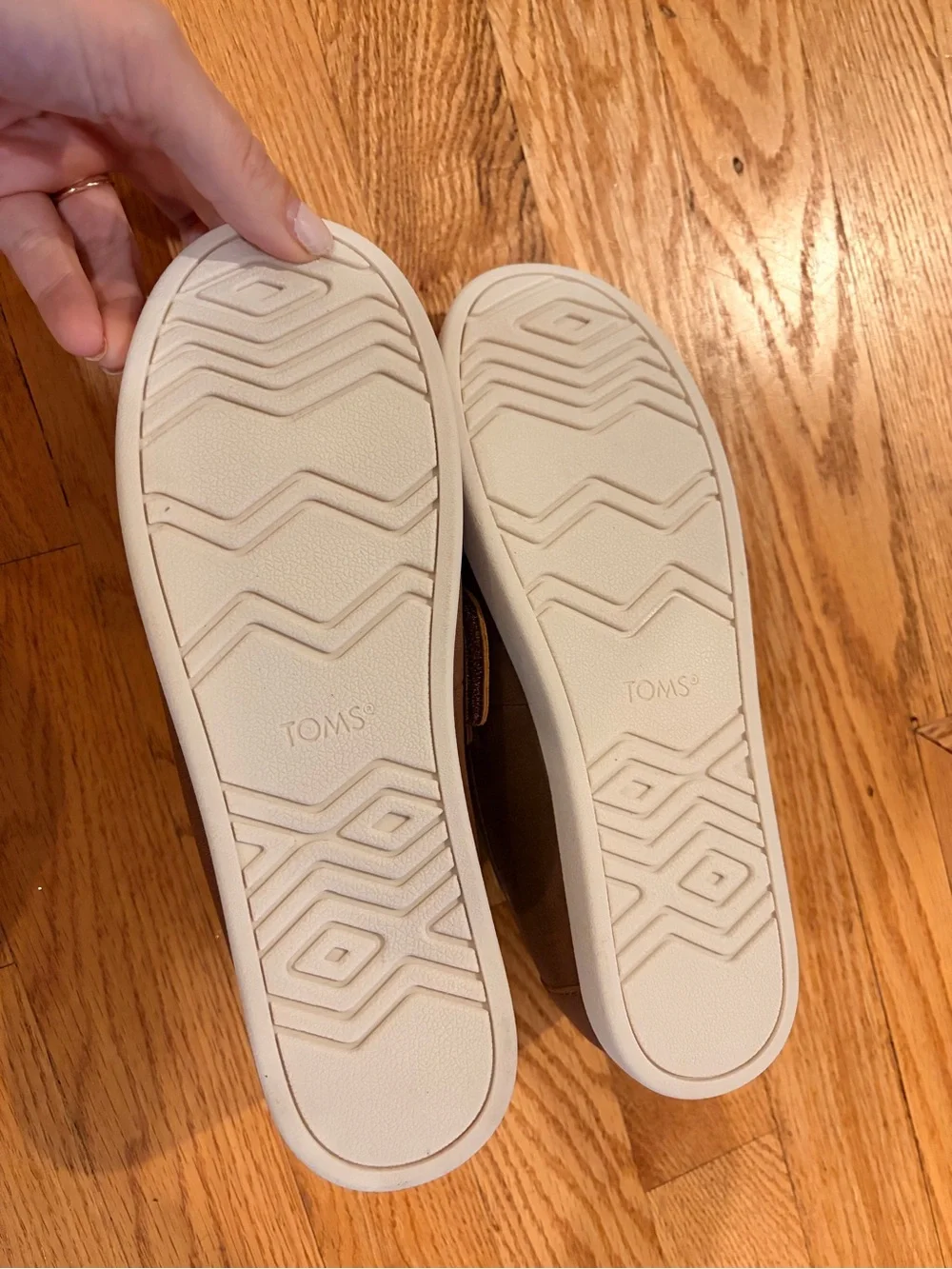 TOMS Kids Brown Slip-On Penny Loafers